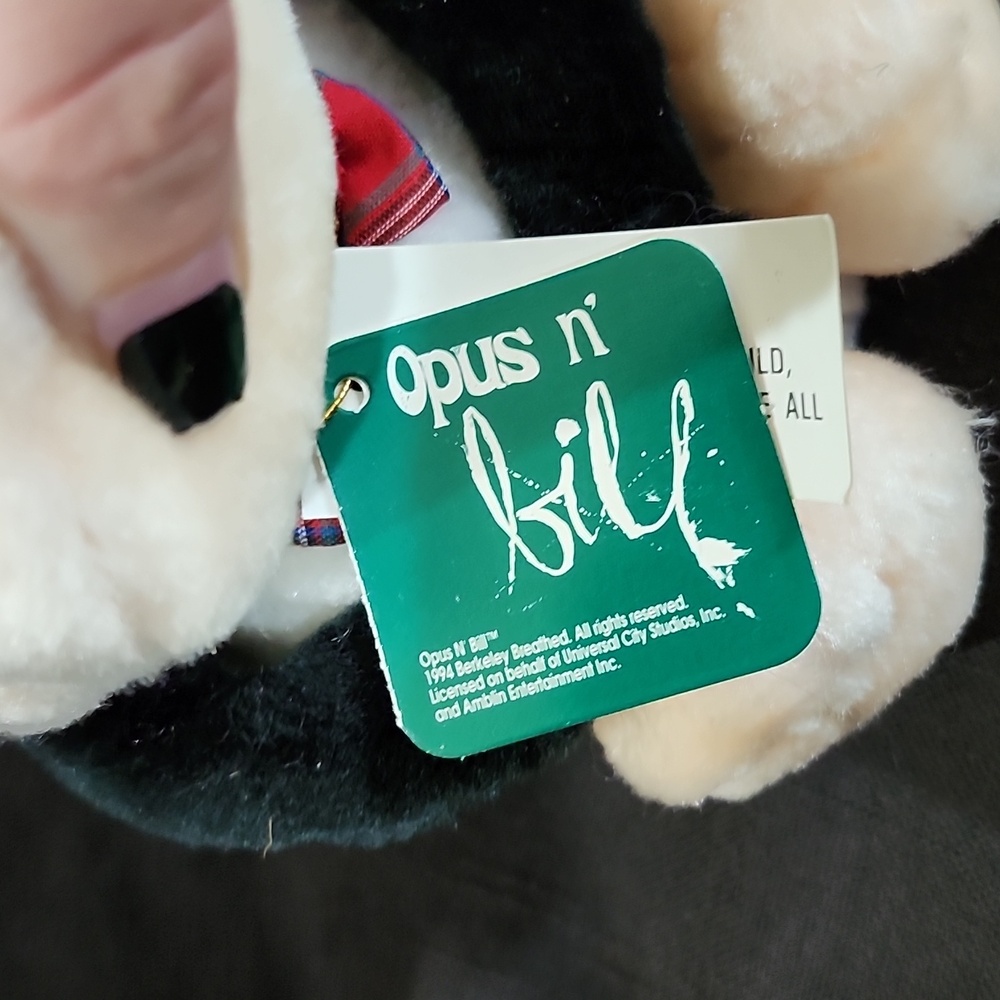 1994 Vintage Opus the Penguin Christmas Plush - Picture 2 of 3